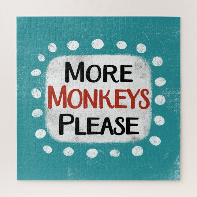 Mais macacos, por favor, Quebra-cabeça de serra (Vertical)