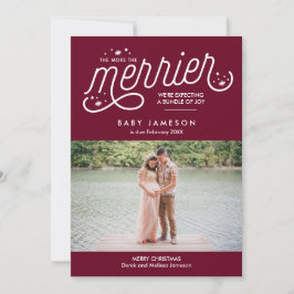 Mais o anúncio de gravidez de Natal mais feliz