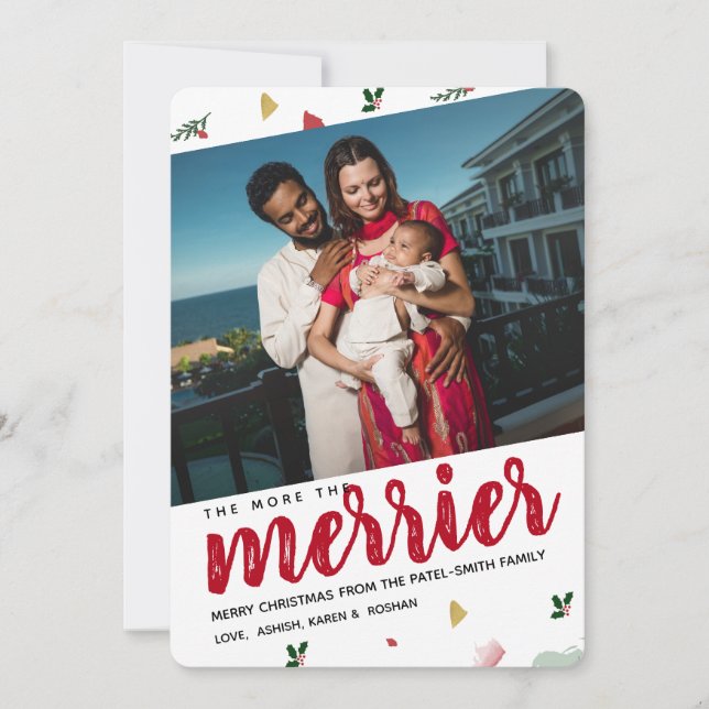 Mais o anúncio de nascimento do bebê de Natal mais (Frente)