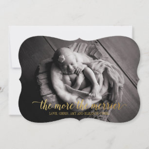 Mais o Merrier Holiday Card, Anúncio de Nascimento