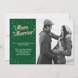 Mais o verde do anúncio de gravidez mais merecedor