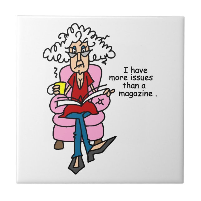 Mais problemas do que um Humor da Revista (Frente)