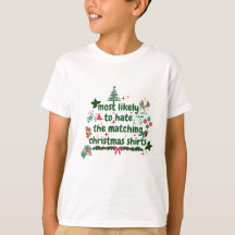 mais propenso a odiar as camisas de natal correspo