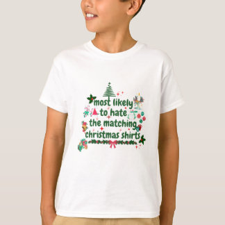 mais propenso a odiar as camisas de natal correspo