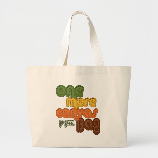 Mais uma Bolsa de canvas Chunky (Frente)
