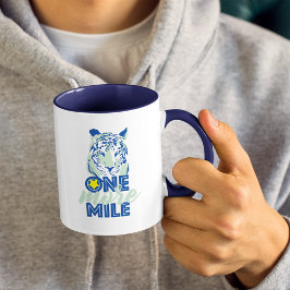 Mais Uma Caneca De Tigre Azul Motivacional
