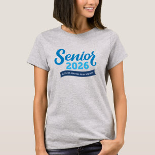 Mais velho 2026 da FVHS Camiseta (Cinza, de uso fe