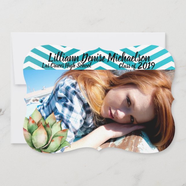 mais velho 5 x 7 Anúncio Boho Cactos Cactus Succul (Frente)