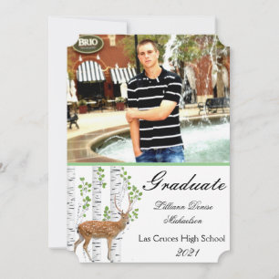 Mais velho 5 x 7 Anúncio Deer Doe Buck Woodland H