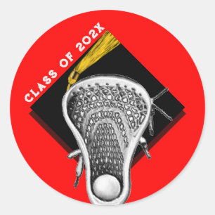 Mais velho de Lacrosse com adesivo redondo clássi