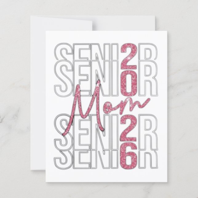 mais velho ✨ Mãe 2026 Glitter Design (Frente)
