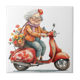 Mais velho Momento Cerâmica Azulejo