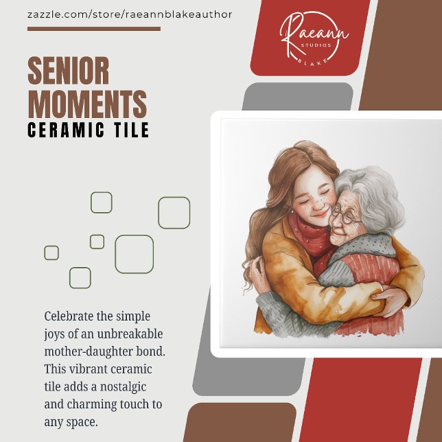 Mais velho Momento Do Dia de as mães / Azulejo De  (Criador carregado)