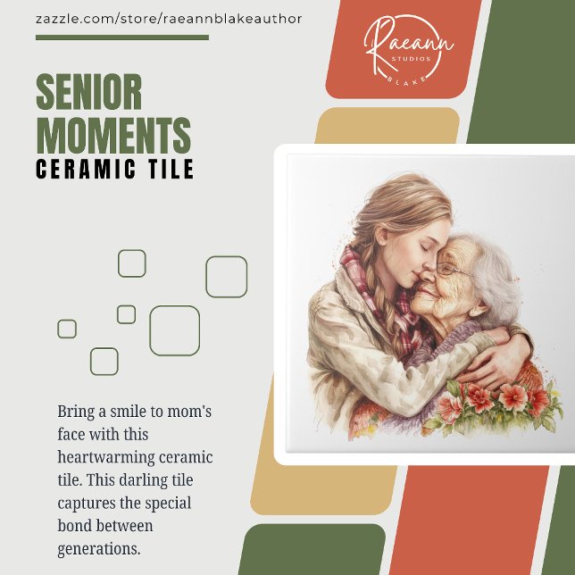 Mais velho Momento Do Dia de as mães / Azulejo De  (Criador carregado)