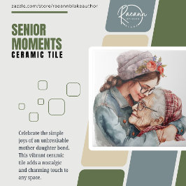 Mais velho Momento Do Dia de as mães / Azulejo De