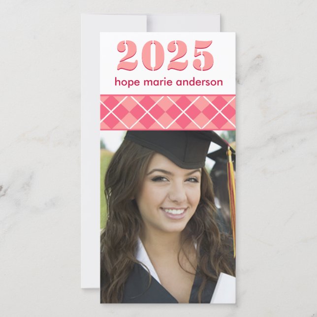 Mais velho Pictures - Cartão com fotos de Graduaçã (Frente)