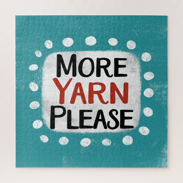 Mais Yarn, por favor, Quebra-cabeça de Jigsee (Vertical)