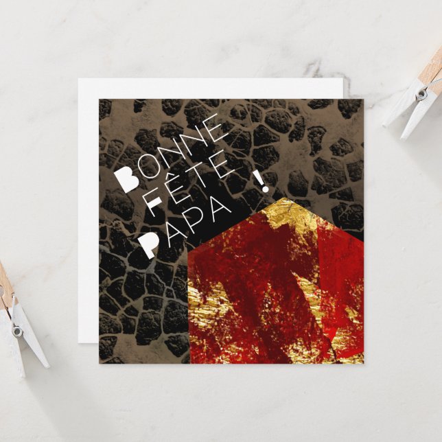 Maison en feu - Fête des pères (Frente/Verso In Situ)