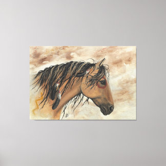 Maiúsculos Mustangs por BiHrLe Canvas Print