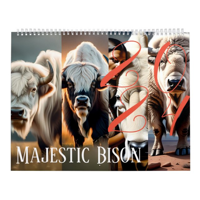 Majestade Bison - Calendário 2024: Uma Viagem (Capa)