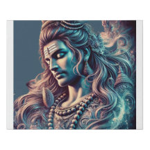 Majestade Divina: Senhor Shiva em Esplendor Celest