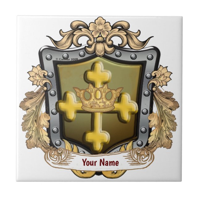 Majestade Family Crest Surname (Frente)
