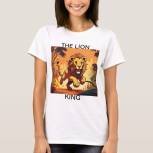 "Majestade Flamejante - Camiseta Roar do Leão"
