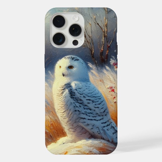 Majestade Snowy Owl na natureza (Verso)