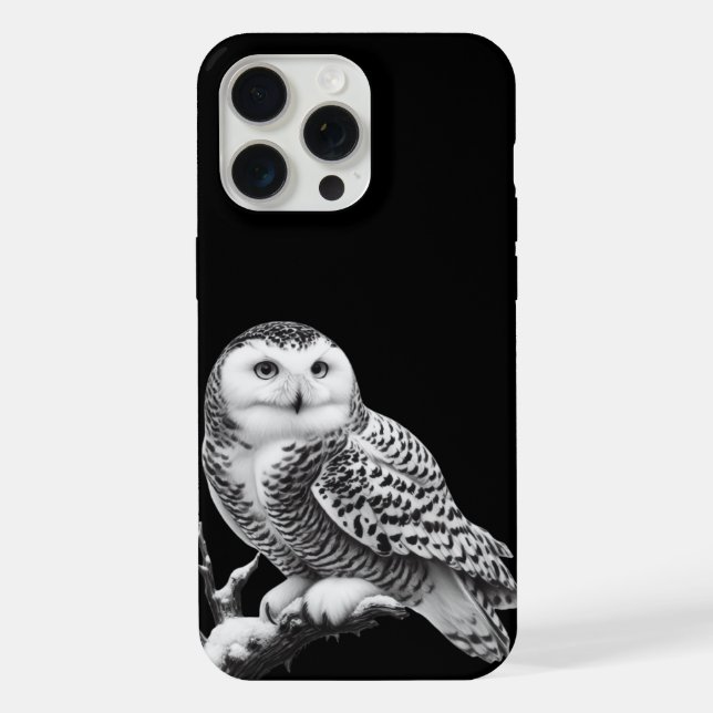 Majestade Snowy Owl Perched (Verso)