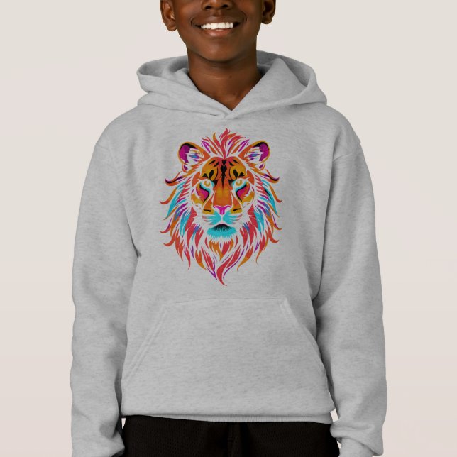Majestätischer neon Löwe (Frente)
