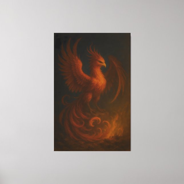 Majestic Phoenix • Fine Art Canvas (Frente)