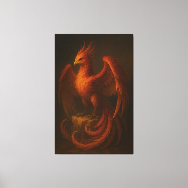 Majestic Phoenix • Fine Art Canvas (Frente)