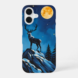 Majestic Reindeer by Moonlight Phone Case - iPhone