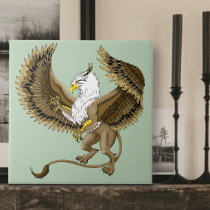 Majestoso Grifo Fantasia Fantástico