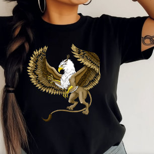 Majestoso Grifo Fantasia Marrom Grifo Mitológico