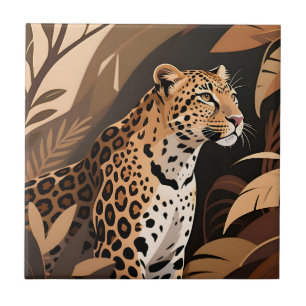 Majestoso Leopardo Selva Vida Selvagem