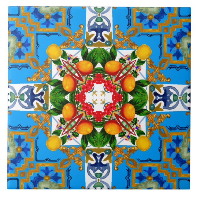 Majolica,azulejos do Mediterrâneo (Frente)