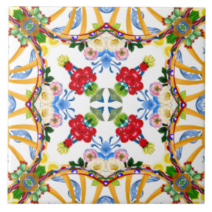 Majolica,azulejos do Mediterrâneo