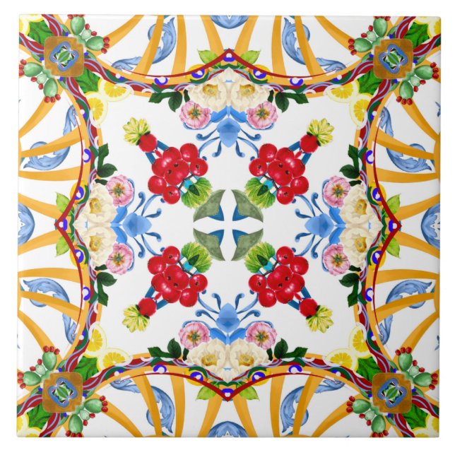 Majolica,azulejos do Mediterrâneo (Frente)