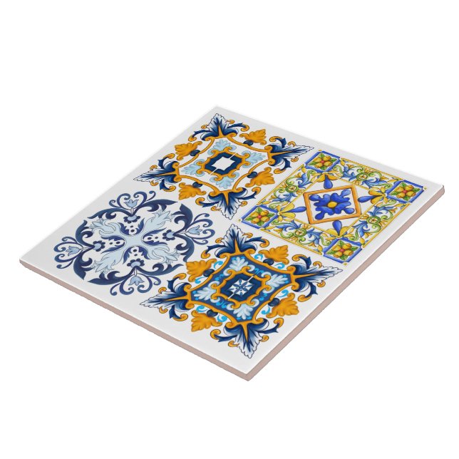 Majolica, limões, azulejos da Sicília  (Lateral)