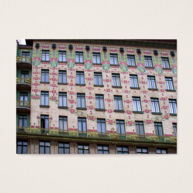 Majolikahaus Viena Áustria (Frente)