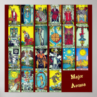 Major Arcana Tarot Poster