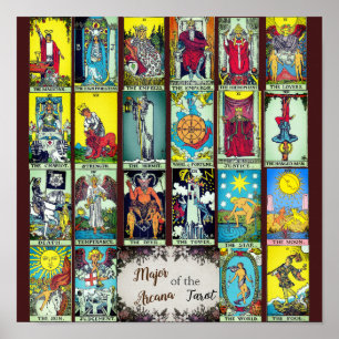 Major Arcana Tarot Poster