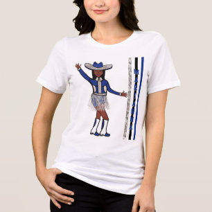 Majorette/ Dançarino Western Silver Blue #1