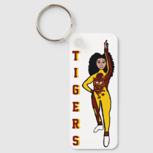 Majorette/ Dancer Chaveiro Amarelo Maroon Tiger B