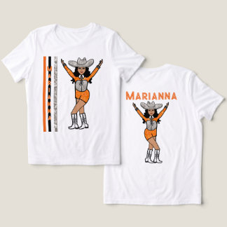 Majorette/ Dancer Western Silver Orange #2