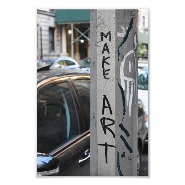 MAKE ART New York Grafite Fotografia NYC (Frente)