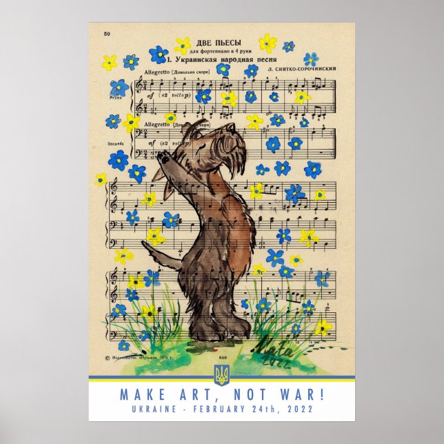 "Make Art" Poster 1 (Frente)