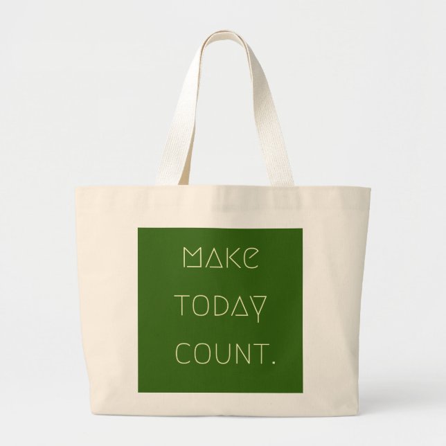 make.hoje.count. Bolsas e sacos de compras (Frente)