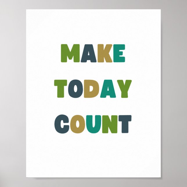 make.hoje.count. POSTER e IMPRESSÕES (Frente)